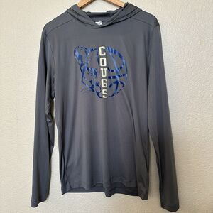 Evergreen High School Cougars Basketball Hoodie Lightweight Medium UPF 50